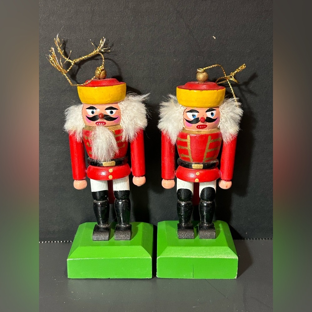 Vintage Electronic Musical Nutcracker 1984 Telco Creations Christmas Lot Of 2